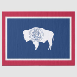 Wyoming-Flagge Seidenpapier