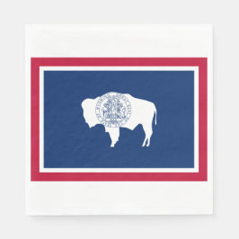 Wyoming-Flagge Serviette