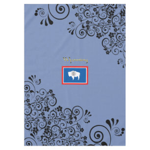 Wyoming-Flagge Tischdecke