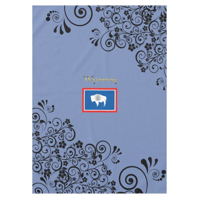 Wyoming-Flagge Tischdecke (Vorderseite)