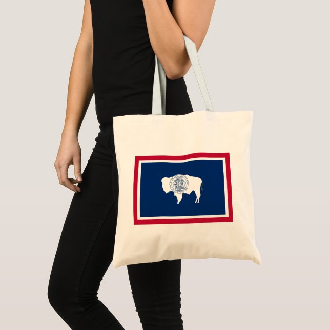 Wyoming-Flagge Tragetasche (Vorderseite (Produkt))