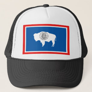 Wyoming-Flagge Truckerkappe