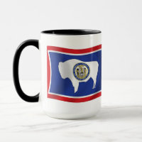 Wyoming-Flaggen-Tasse