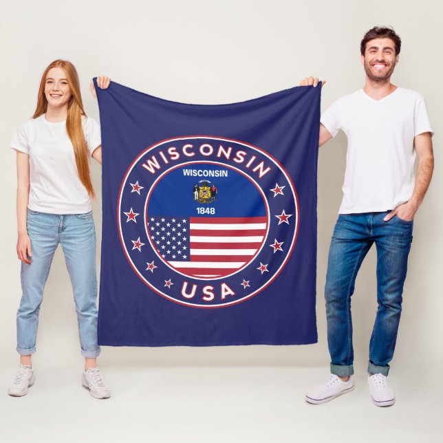 Wyoming Fleecedecke (Beispiel)