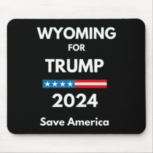 Wyoming für Trump Präsident Wahl Republikaner Mousepad
