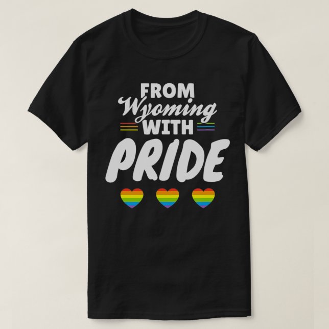 Wyoming Gay Pride T-Shirt (Design vorne)