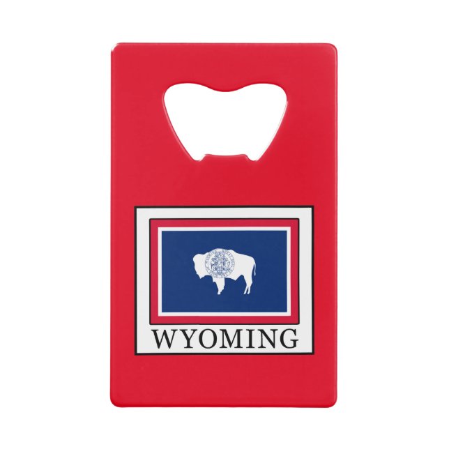 Wyoming Geldkarten Flaschenöffner (Vorderseite)