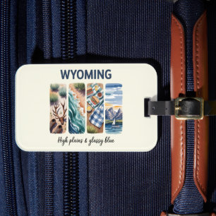 Wyoming-Gepäckanhänger – High Plains und glänzende Gepäckanhänger