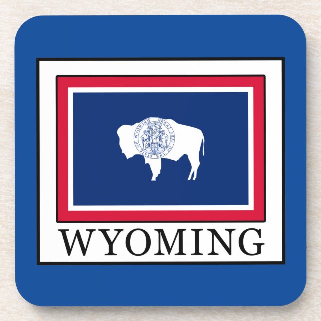 Wyoming Getränkeuntersetzer (Vorderseite)