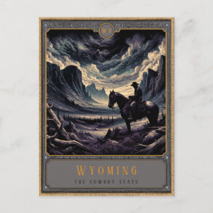 Wyoming Gothic Art Postkarte