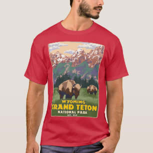Wyoming Grand Teton Nationalpark California T-Shirt
