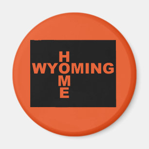 Wyoming Heimweg-von-Staat-Kühlschrankmagnet Magnet