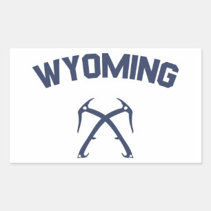 Wyoming Ice Climbing Rechteckiger Aufkleber
