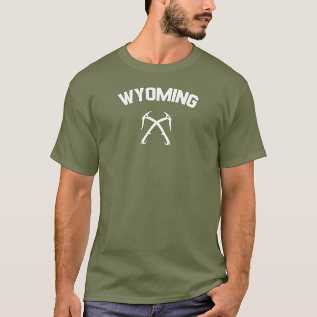 Wyoming Ice Climbing T-Shirt (Vorderseite)