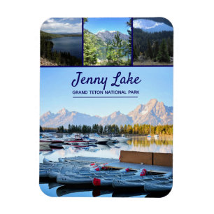 Wyoming Jenny Lake   Grand Teton National Park Magnet
