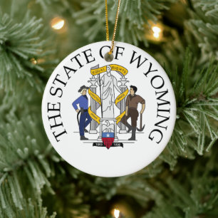 Wyoming Keramik Ornament