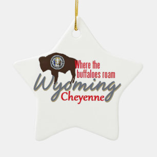 WYOMING KERAMIKORNAMENT