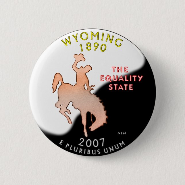 Wyoming-Knopf Button (Vorderseite)