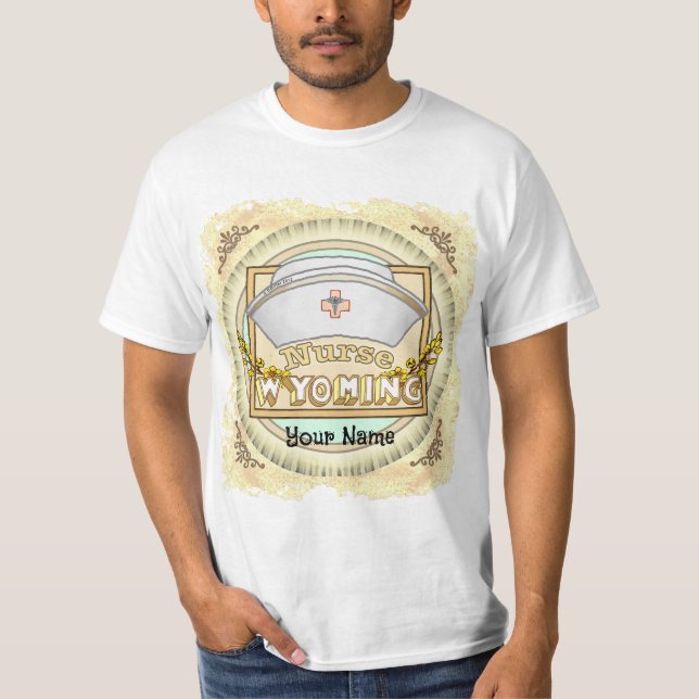 Wyoming Krankenschwester T-Shirt (Vorderseite)