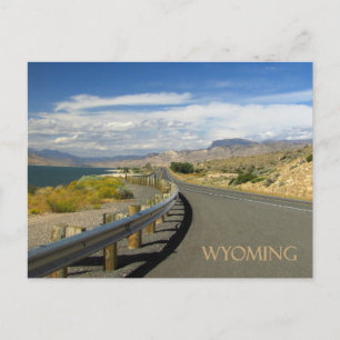 Wyoming Landschaftliche Postübergabe Postkarte