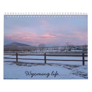 Wyoming-Leben… Kalender