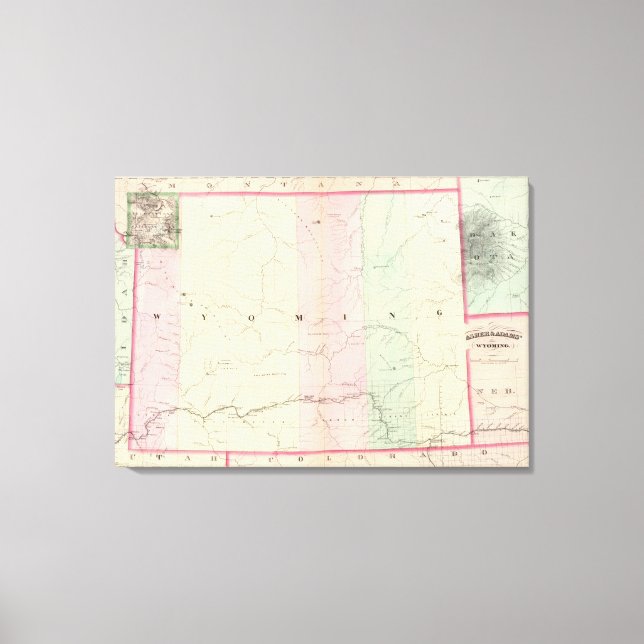 Wyoming Leinwanddruck (Vorderseite)