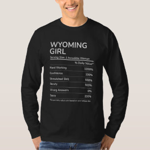 Wyoming-Mädchen Lustiges Michigan-Home-Town T-Shirt