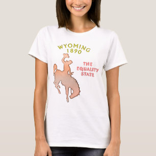 Wyoming-Mädchen-T - Shirt