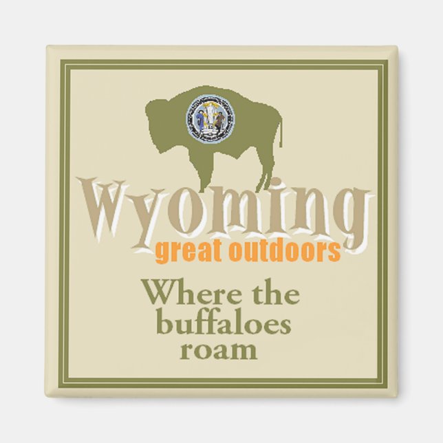 WYOMING MAGNET (Vorne)