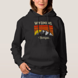 Wyoming Michigan Heimat City Staat Usa Hoodie