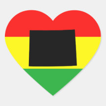 Wyoming mit Rasta Colors