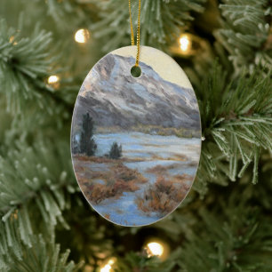Wyoming Mountain Fine Art Weihnachtsschmuck