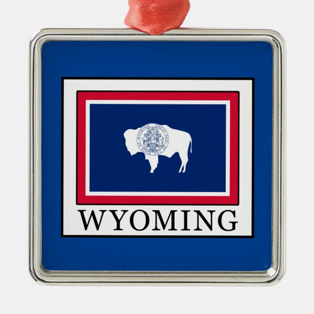 Wyoming Ornament Aus Metall (Vorne)