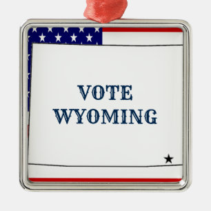 WYOMING ORNAMENT AUS METALL