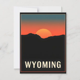 Wyoming Postcard Postkarte