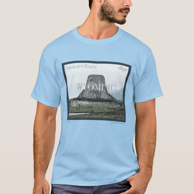 Wyoming Poster T-Shirt (Vorderseite)