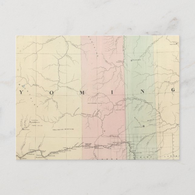 Wyoming Postkarte (Vorderseite)