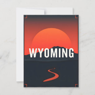 Wyoming Postkarte