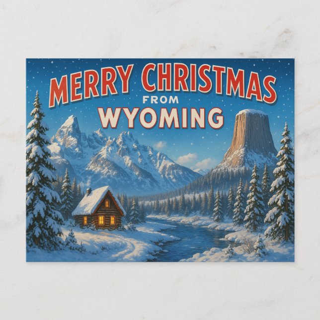 WYOMING Postkarte (Vorderseite)
