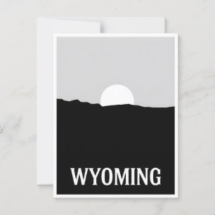 Wyoming Postkarte