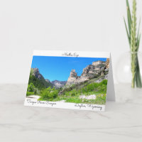 Wyoming-Postkarte