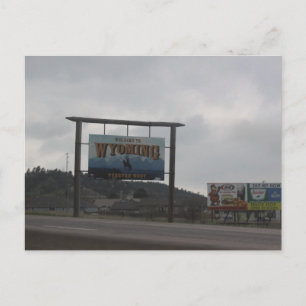 Wyoming-Postkarte Postkarte