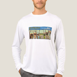 Wyoming Retro-Gruß-T-Shirt Tri-Blend Shirt
