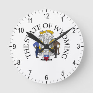Wyoming Runde Wanduhr