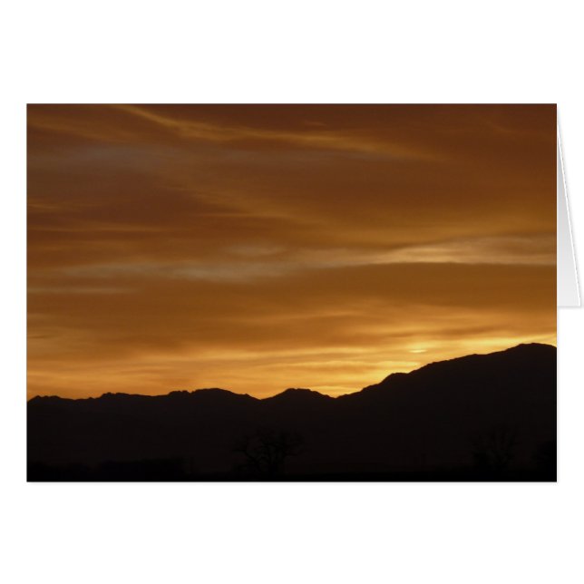 Wyoming-Sonnenuntergang (Vorderseite (Horizontal))