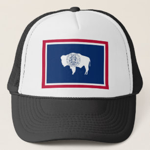 Wyoming-Staats-Flagge Truckerkappe