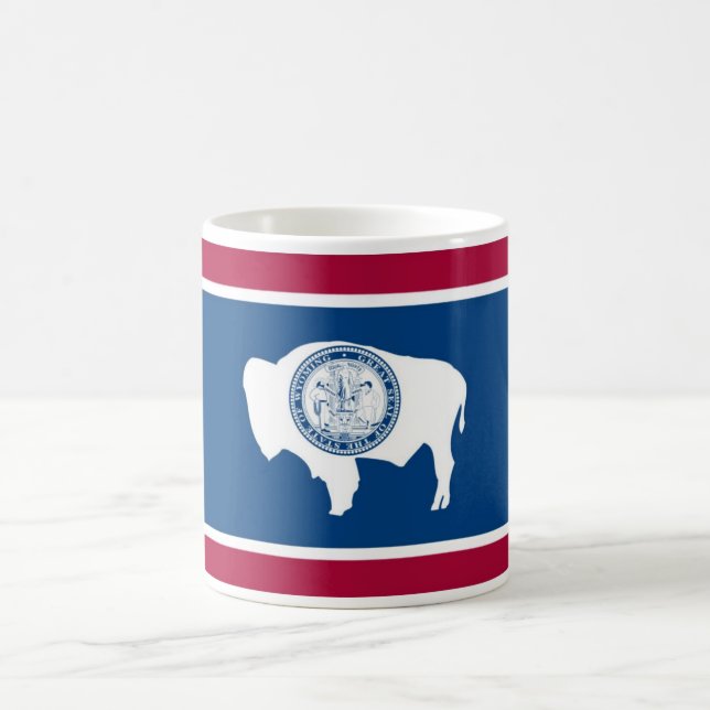 Wyoming-Staats-Flaggen-Kaffeetasse-Tasse Tasse (Mittel)