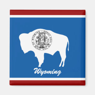 Wyoming-Staats-Flaggen-Magnet Magnet