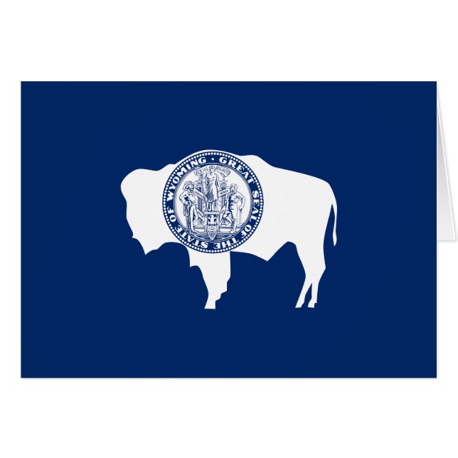 Wyoming State Flag (Vorderseite (Horizontal))
