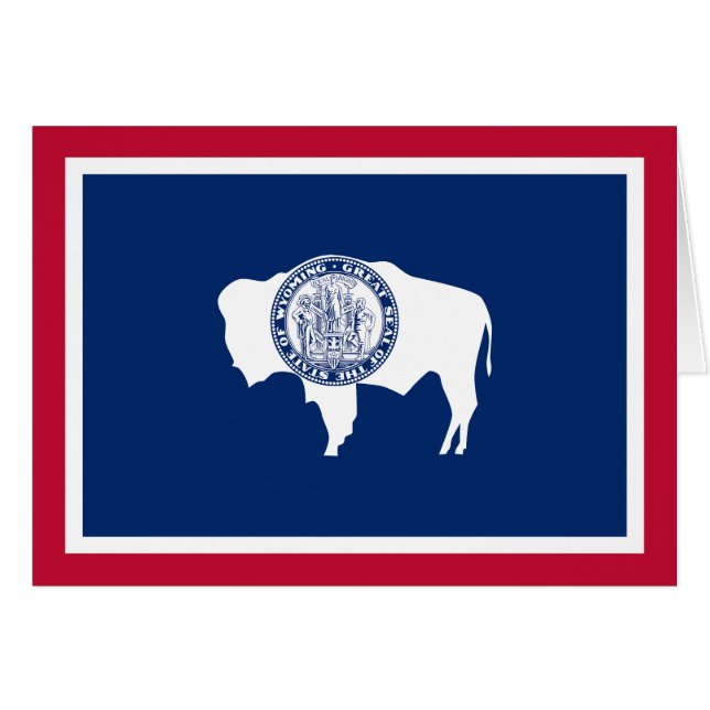 Wyoming State Flag (Vorderseite (Horizontal))